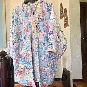Upcycled Vintage quilt coat